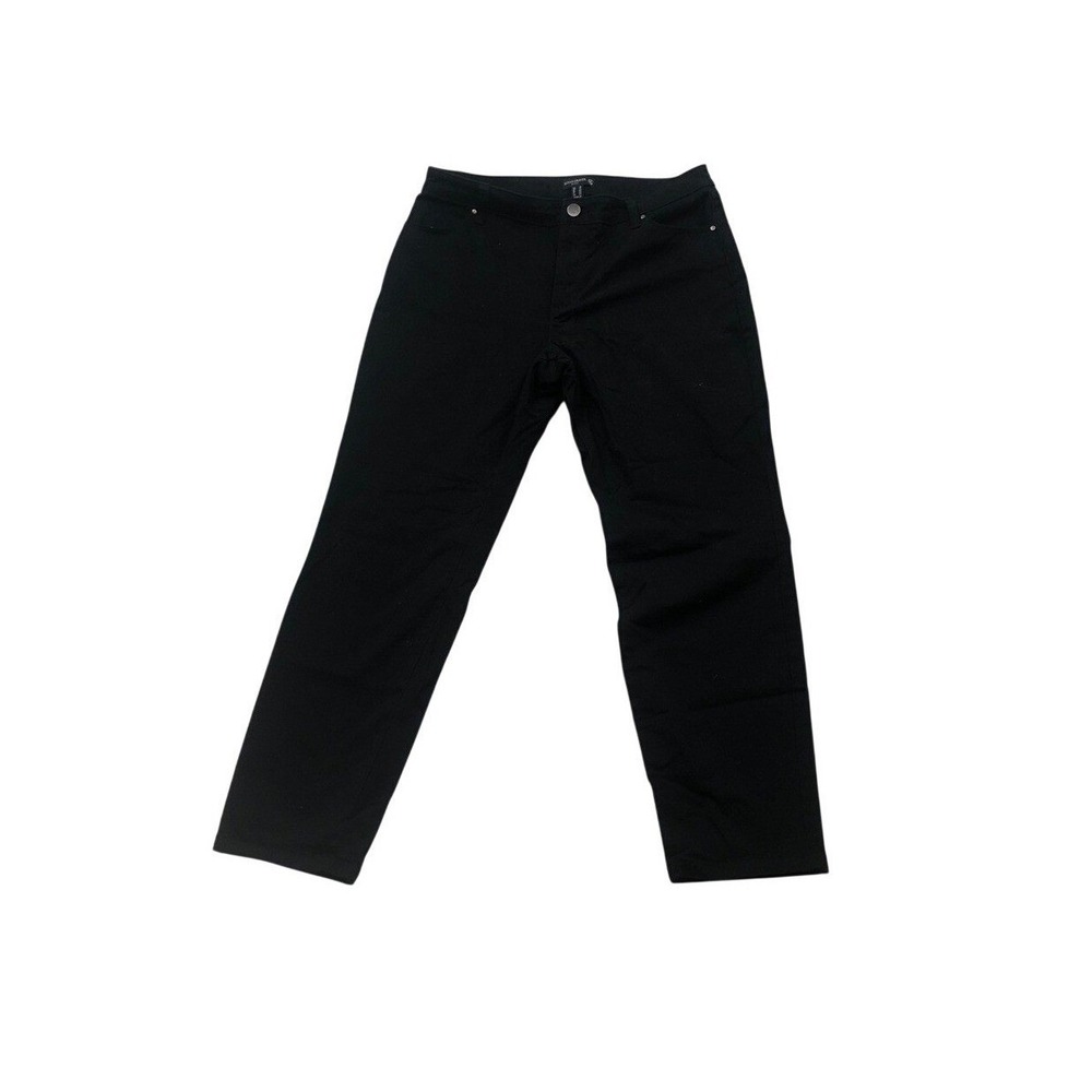 Susan Graver Women's Black Slim Pants Size 10